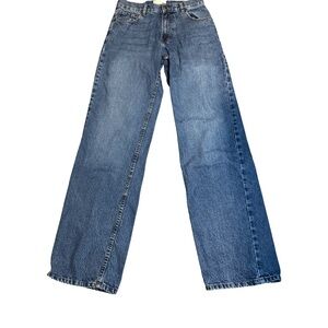 Good American Classic Denim Straight Leg Jeans
